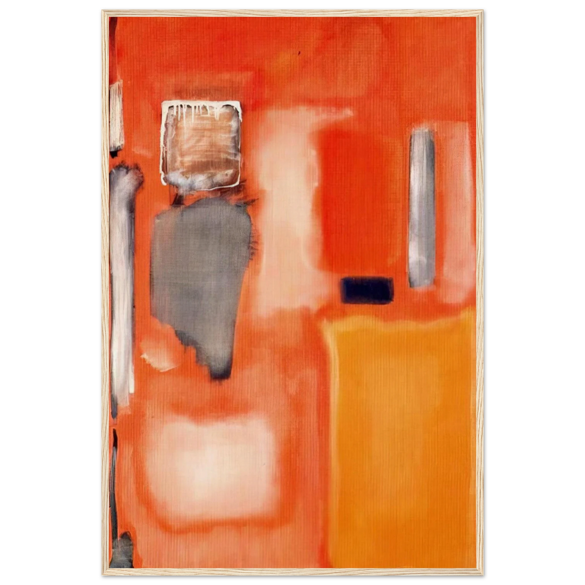 No. 19 - 1949 Framed Poster | Mark Rothko Framed Prints Wall Art | Rothko Prints