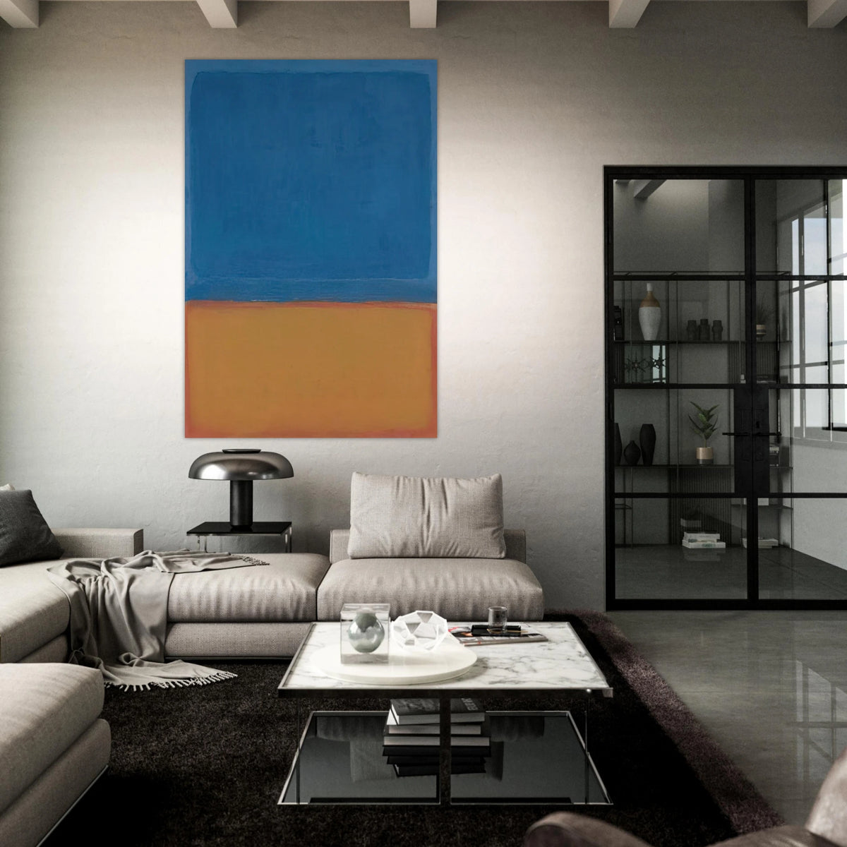 Untitled Red, Blue, Orange - 1955 Poster | Mark Rothko Poster | Rothko Prints