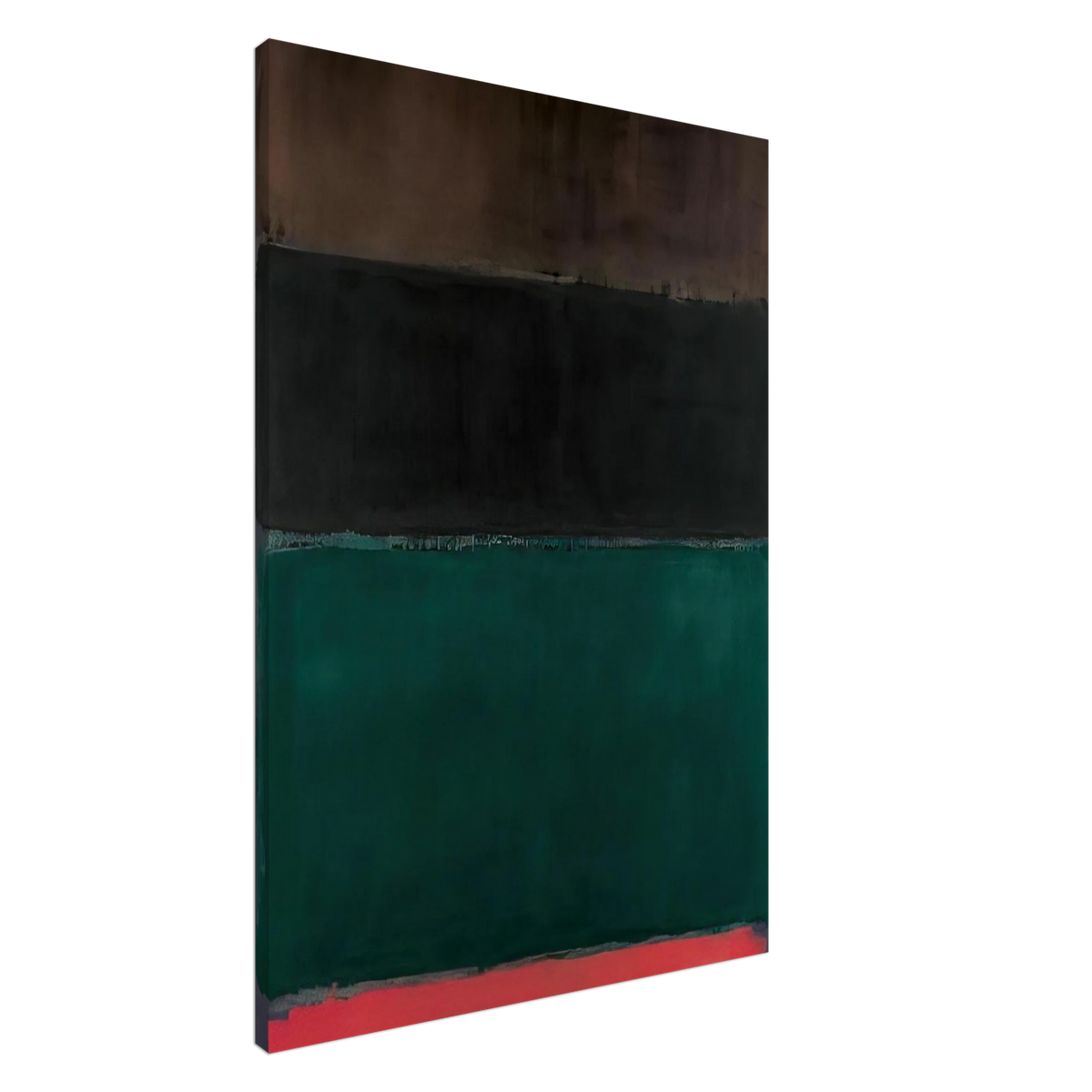 Untitled Red-Brown, Black, Green, Red - 1962 Canvas | Mark Rothko Canvas | Rothko Prints