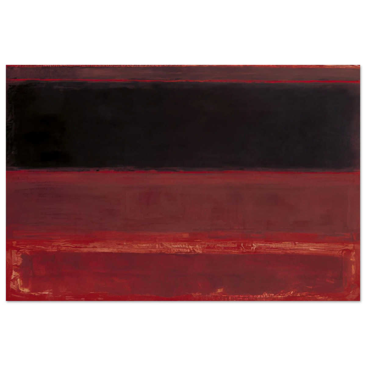 Four Darks in Red - 1958 Poster | Mark Rothko Poster | Rothko Prints
