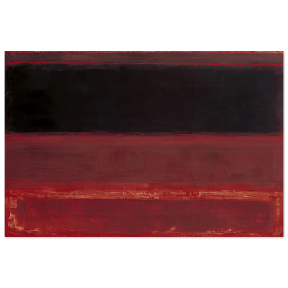 Four Darks in Red - 1958 Poster | Mark Rothko Poster | Rothko Prints