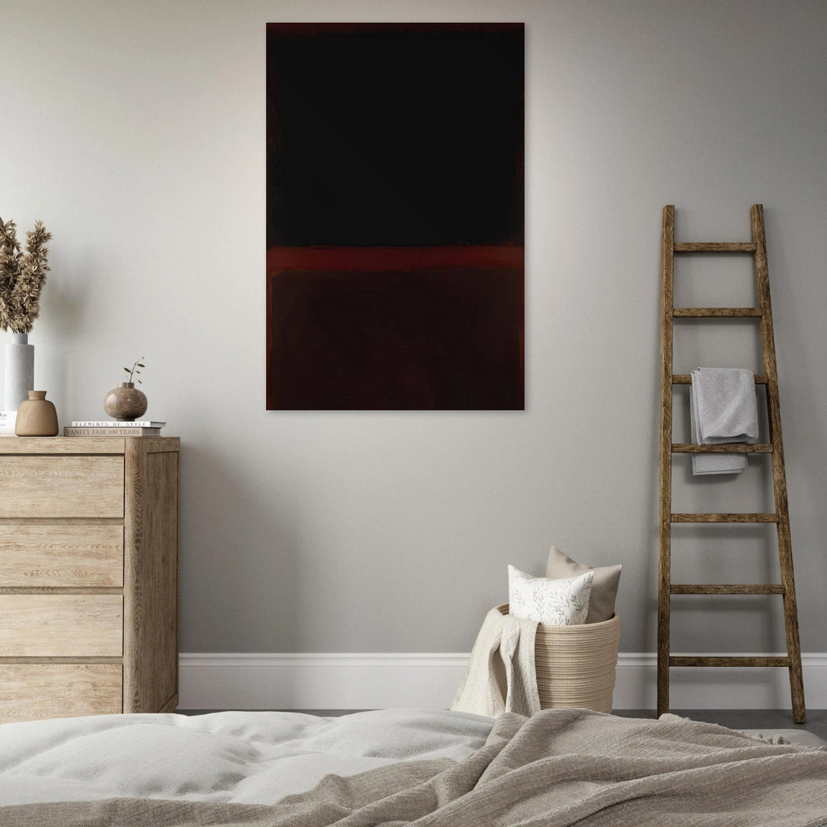 Black on Dark Sienna on Purple - 1960 Poster | Mark Rothko Poster | Rothko Prints