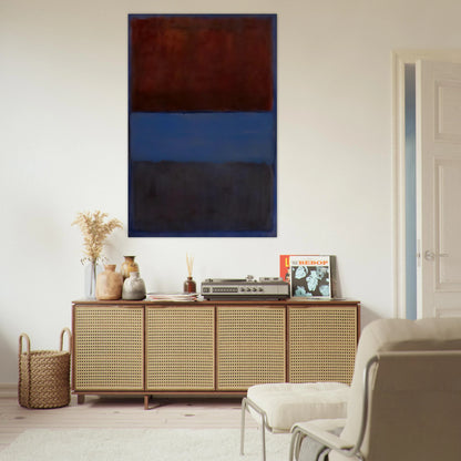 No.61 Rust and Blue - 1953 Poster | Mark Rothko Poster | Rothko Prints