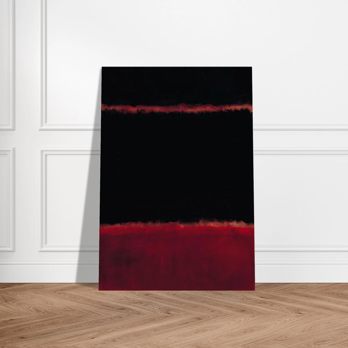 Black in Deep Red - 1957 Canvas | Mark Rothko Canvas | Rothko Prints