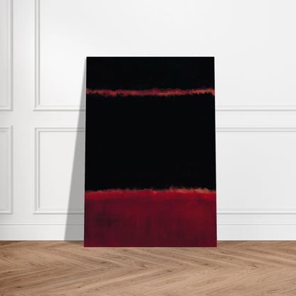 Black in Deep Red - 1957 Canvas | Mark Rothko Canvas | Rothko Prints
