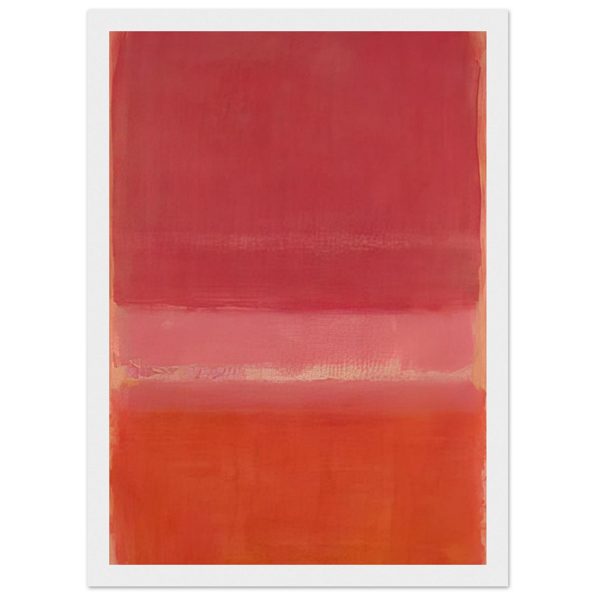 Untitled Red - 1956 Framed Poster | Mark Rothko Framed Prints Wall Art | Rothko Prints