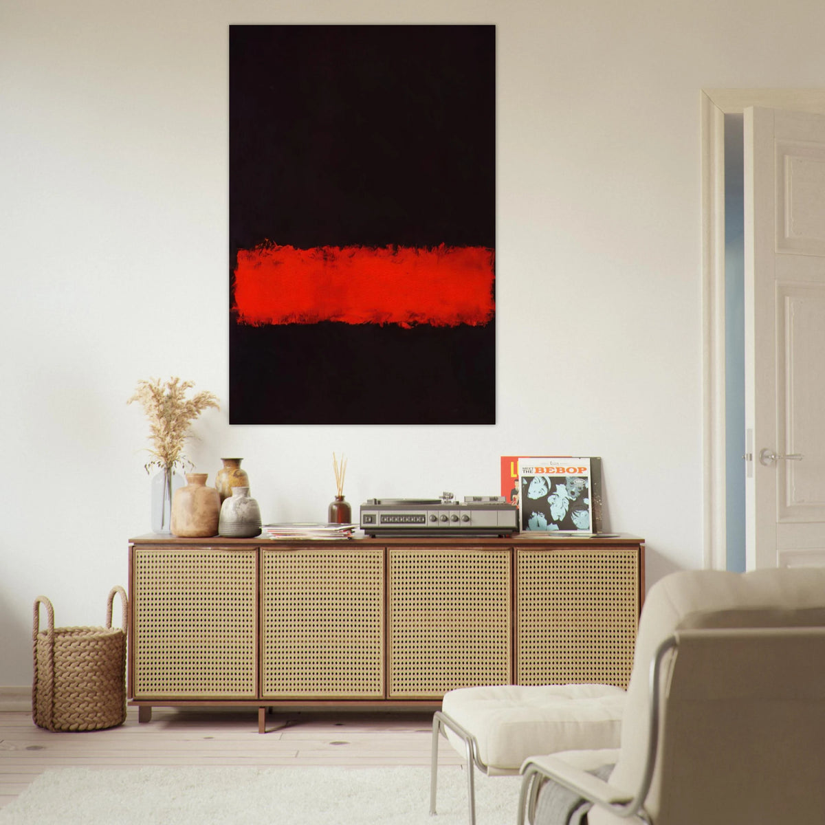 Black, Red and Black - 1968 Poster | Mark Rothko Poster | Rothko Prints