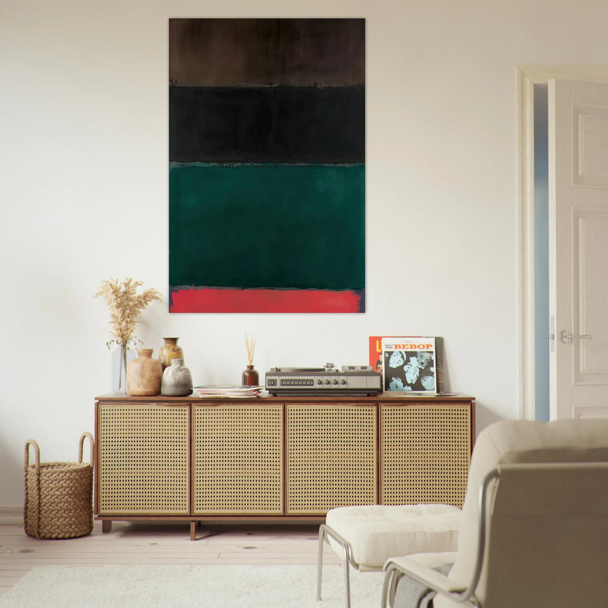 Untitled Red-Brown, Black, Green, Red - 1962 Poster | Mark Rothko Poster | Rothko Prints