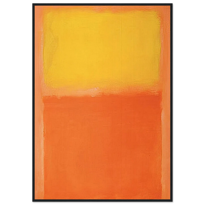 Orange and Yellow - 1956 Framed Poster | Mark Rothko Framed Prints Wall Art | Rothko Prints