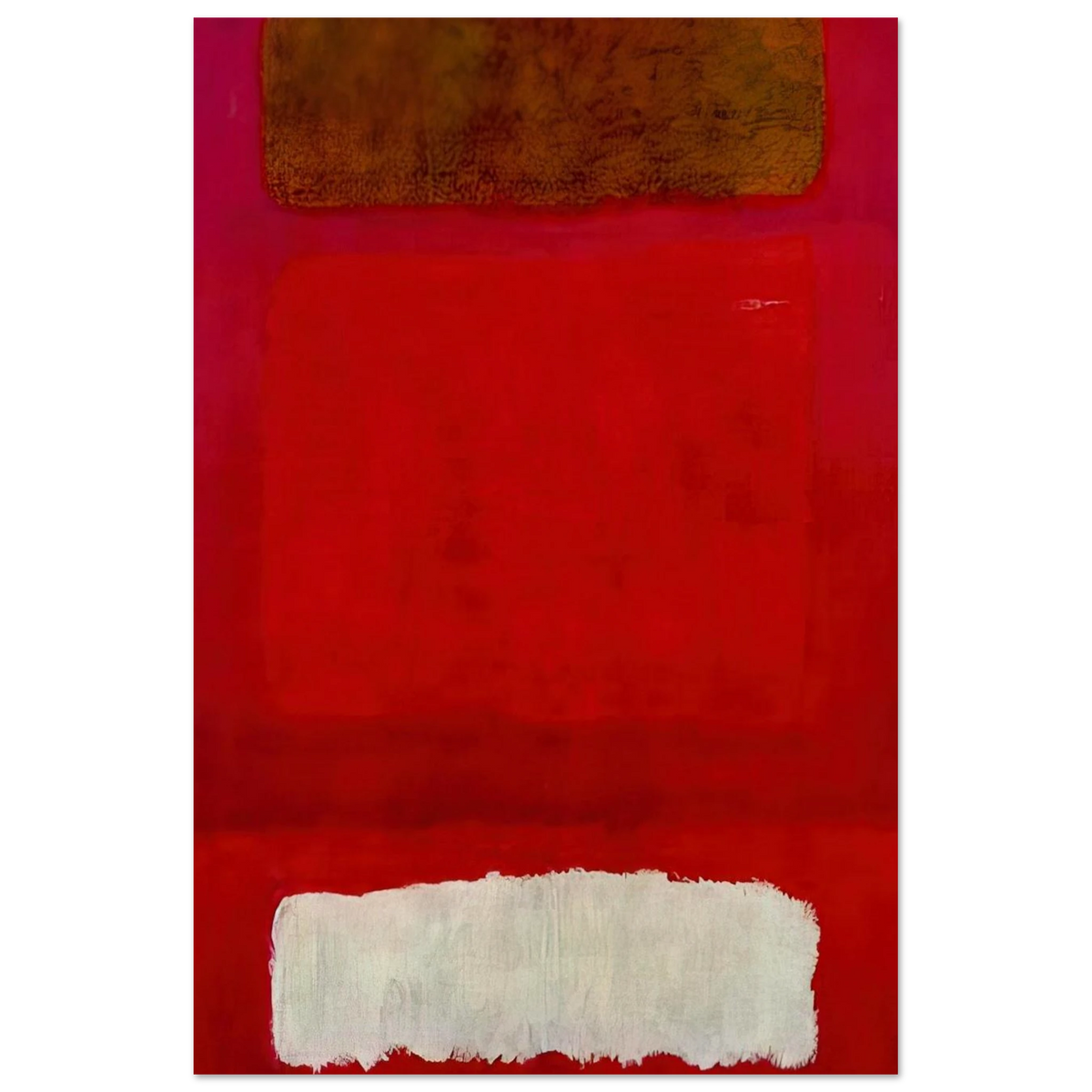 No. 16 Red, White, and Brown - 1957 Poster | Mark Rothko Poster | Rothko Prints