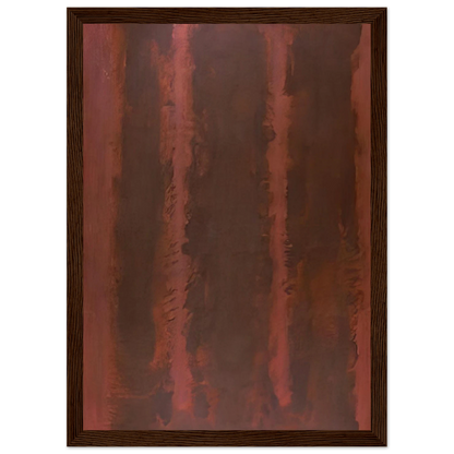 Black on Maroon - 1958 Framed Poster | Mark Rothko Framed Prints Wall Art | Rothko Prints
