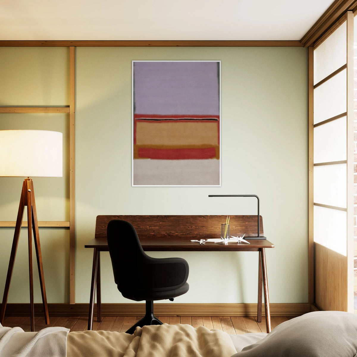 Orange over Violet - 1968 Framed Poster | Mark Rothko Framed Prints Wall Art | Rothko Prints