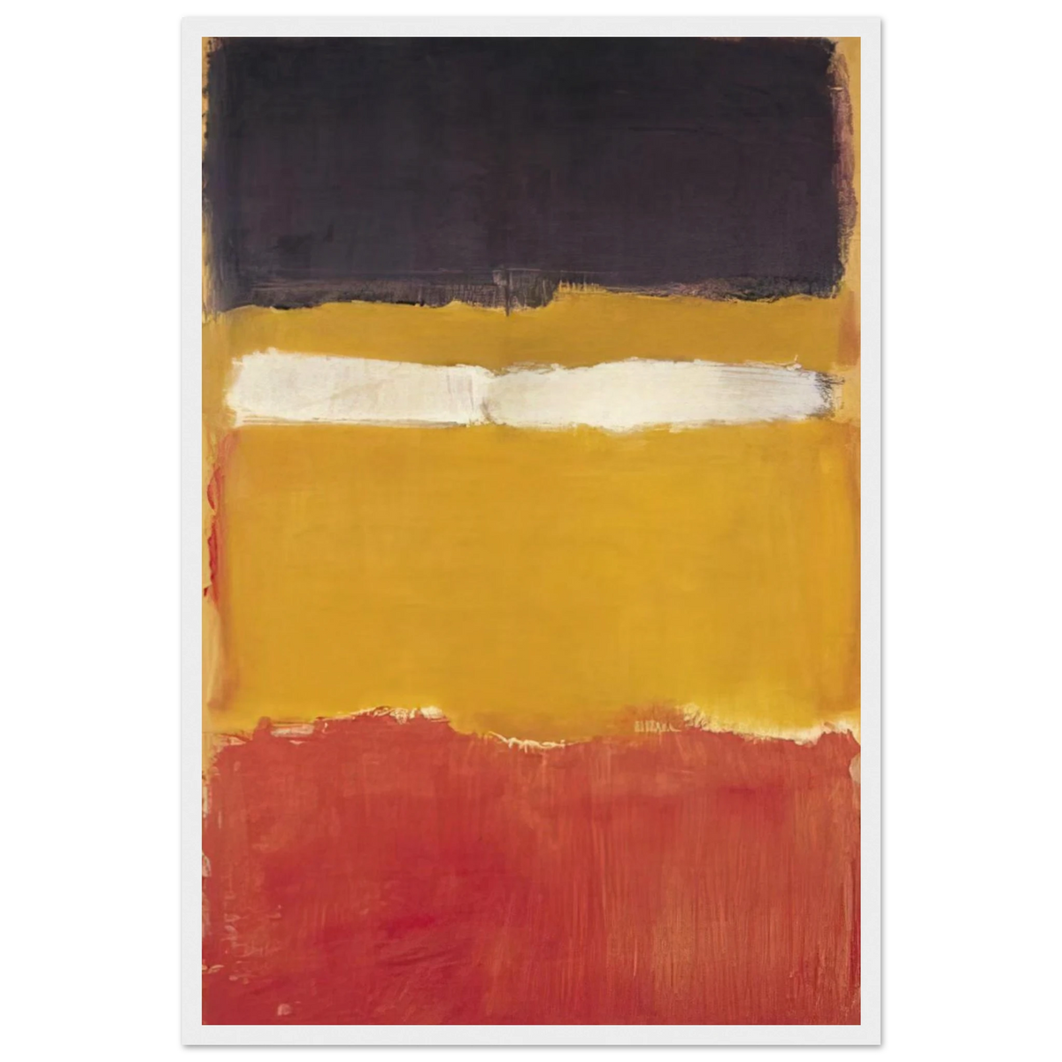 Number 24 Untitled - 1951 Framed Poster | Mark Rothko Framed Prints Wall Art | Rothko Prints