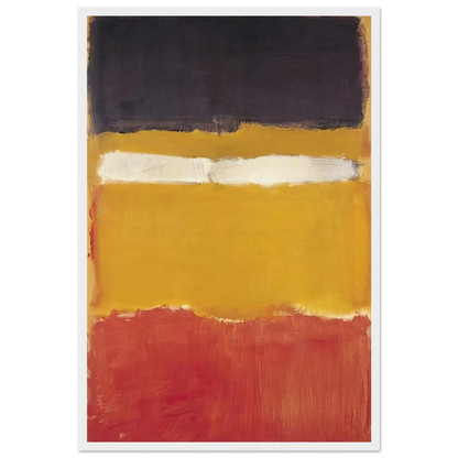 Number 24 Untitled - 1951 Framed Poster | Mark Rothko Framed Prints Wall Art | Rothko Prints