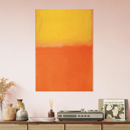 Orange and Yellow - 1956 Canvas | Mark Rothko Canvas | Rothko Prints