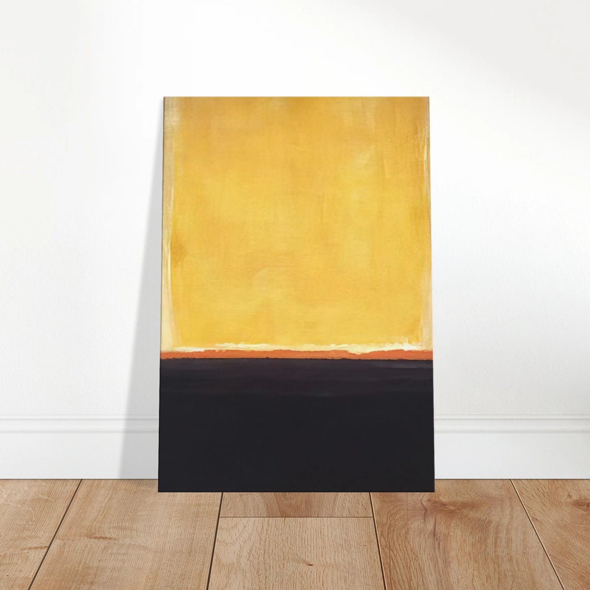 Yellow, Charcoal, Brown - 1953 Canvas | Mark Rothko Canvas | Rothko Prints