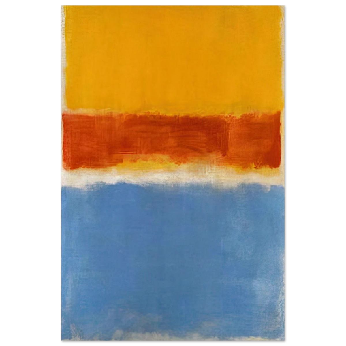 Untitled Yellow, Red and Blue - 1953 Poster | Mark Rothko Poster | Rothko Prints