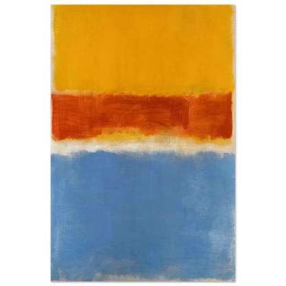 Untitled Yellow, Red and Blue - 1953 Poster | Mark Rothko Poster | Rothko Prints