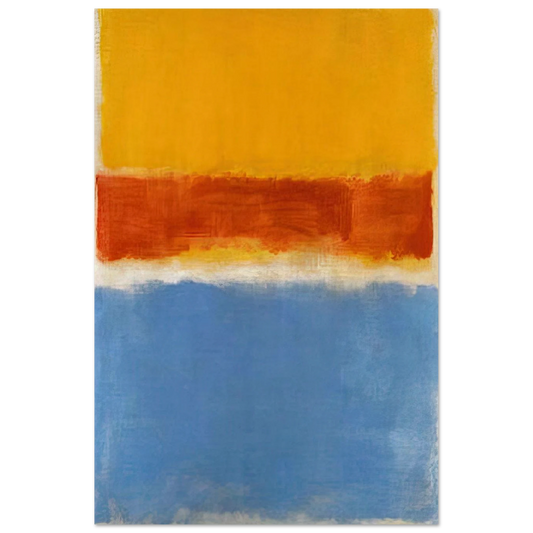 Untitled Yellow, Red and Blue - 1953 Poster | Mark Rothko Poster | Rothko Prints