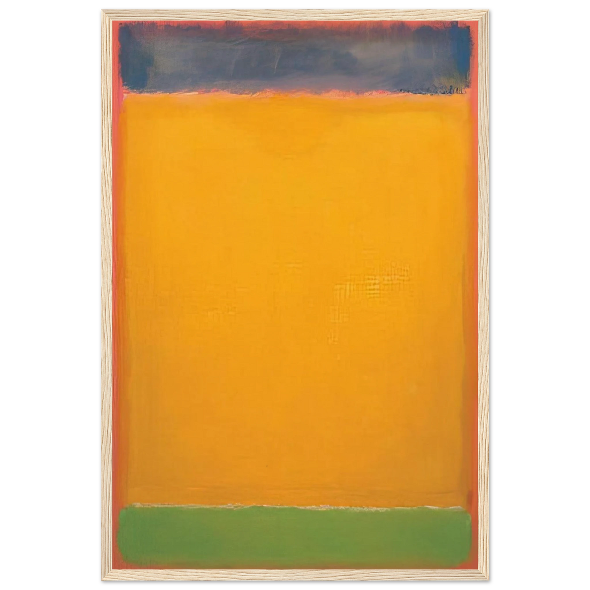 United Blue, Yellow, Green on Red - 1954 Framed Poster | Mark Rothko Framed Prints Wall Art | Rothko Prints