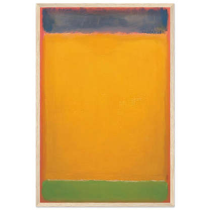 United Blue, Yellow, Green on Red - 1954 Framed Poster | Mark Rothko Framed Prints Wall Art | Rothko Prints