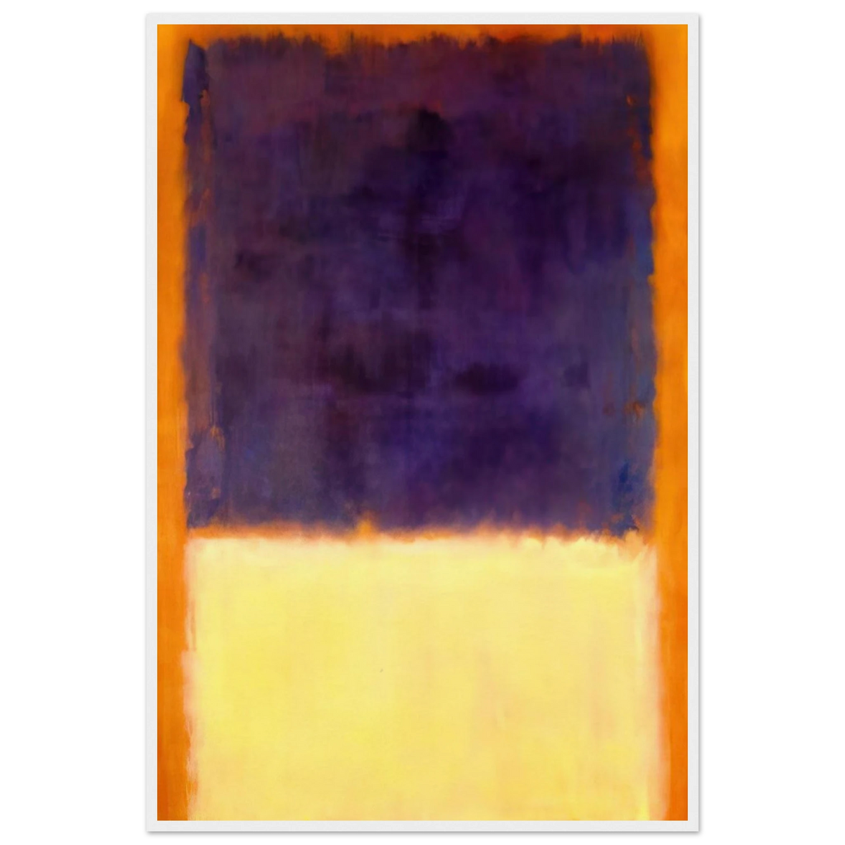 Red, Orange, Tan and Purple - 1954 Framed Poster | Mark Rothko Framed Prints Wall Art | Rothko Prints
