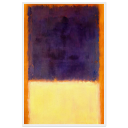 Red, Orange, Tan and Purple - 1954 Framed Poster | Mark Rothko Framed Prints Wall Art | Rothko Prints