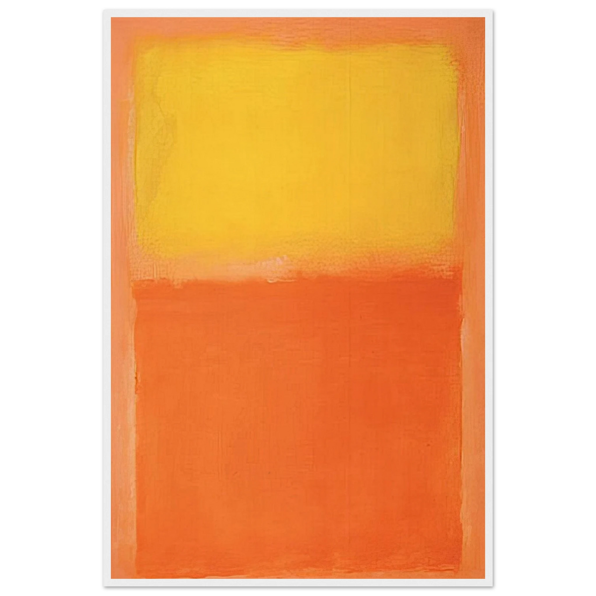 Orange and Yellow - 1956 Framed Poster | Mark Rothko Framed Prints Wall Art | Rothko Prints