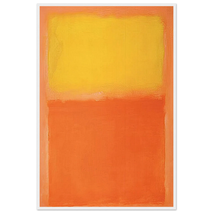 Orange and Yellow - 1956 Framed Poster | Mark Rothko Framed Prints Wall Art | Rothko Prints