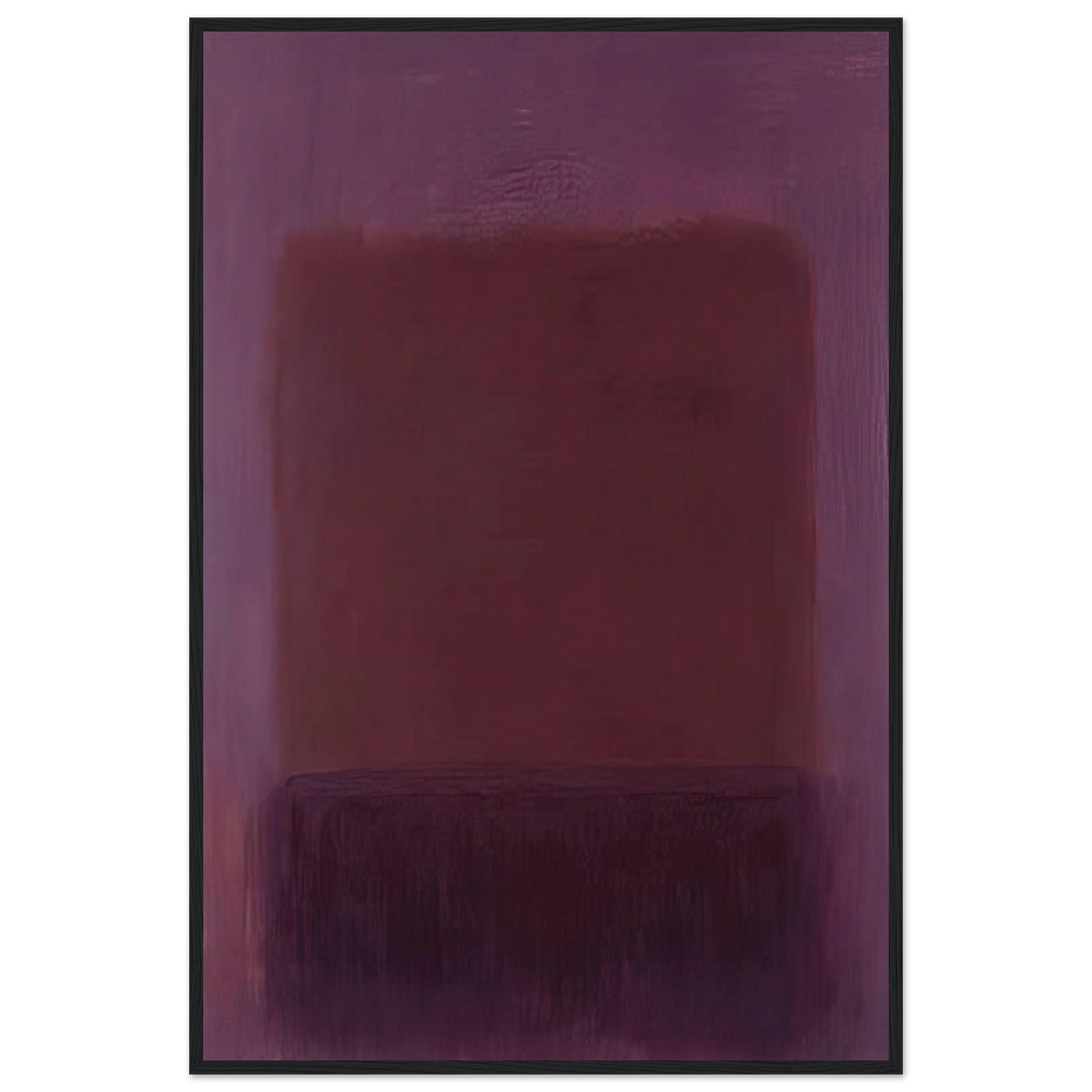 Purple Brown - 1957 Framed Poster | Mark Rothko Framed Prints Wall Art | Rothko Prints