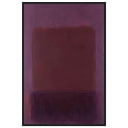 Purple Brown - 1957 Framed Poster | Mark Rothko Framed Prints Wall Art | Rothko Prints