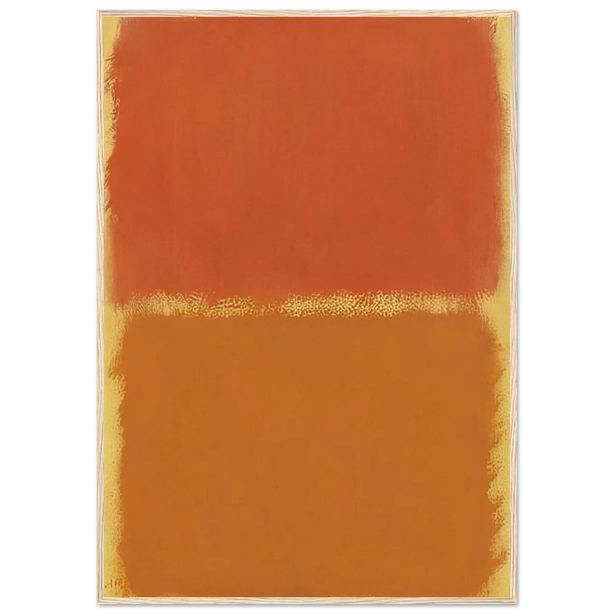 Orange, Red, Orange - 1961 Framed Poster | Mark Rothko Framed Prints Wall Art | Rothko Prints