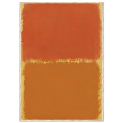 Orange, Red, Orange - 1961 Framed Poster | Mark Rothko Framed Prints Wall Art | Rothko Prints