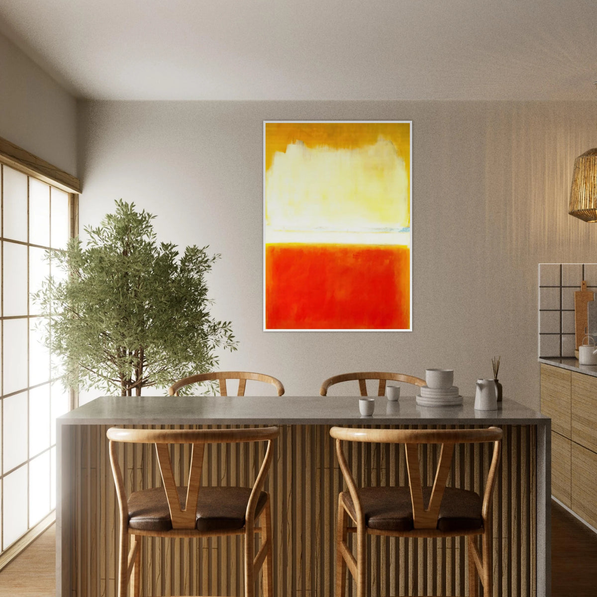 No.8 - 1952 Framed Poster | Mark Rothko Framed Prints Wall Art | Rothko Prints