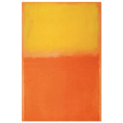 Orange and Yellow - 1956 Poster | Mark Rothko Poster | Rothko Prints