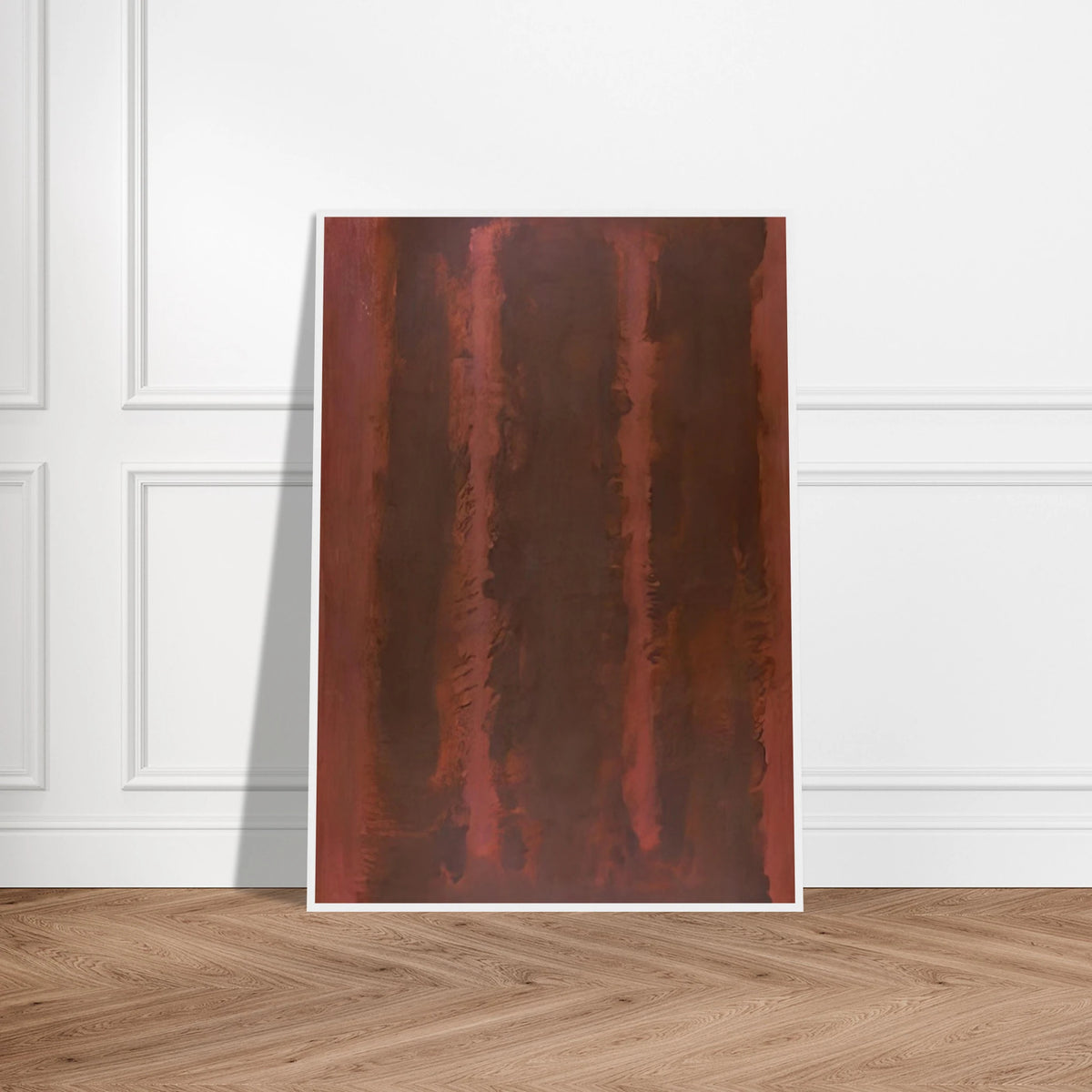 Black on Maroon - 1958 Framed Poster | Mark Rothko Framed Prints Wall Art | Rothko Prints