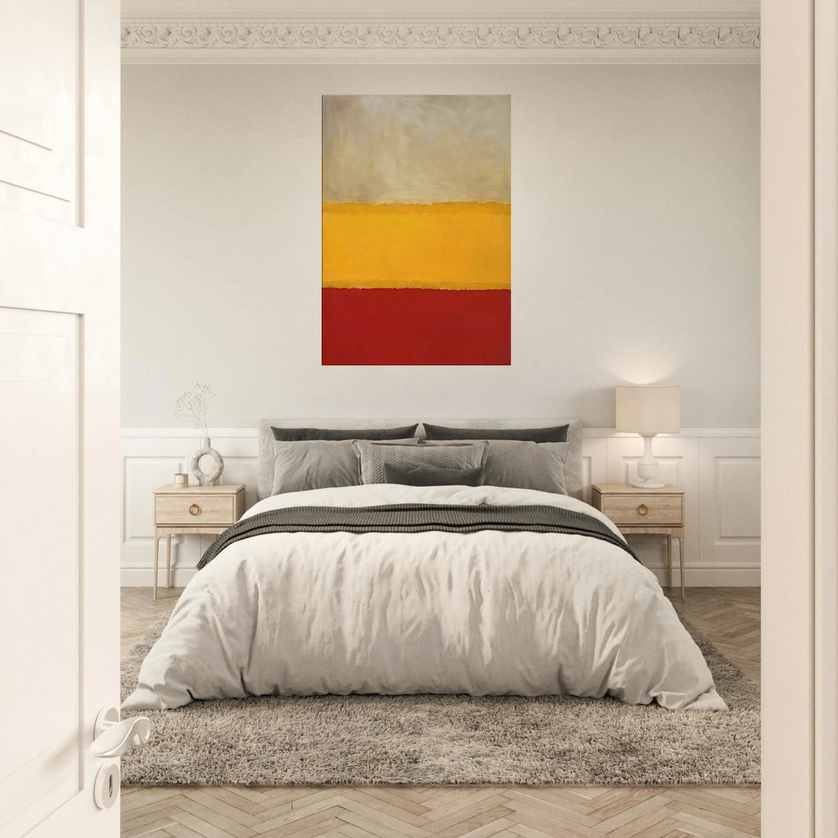 No. 13 White, Red on Yellow Canvas | Mark Rothko Canvas | Rothko Prints