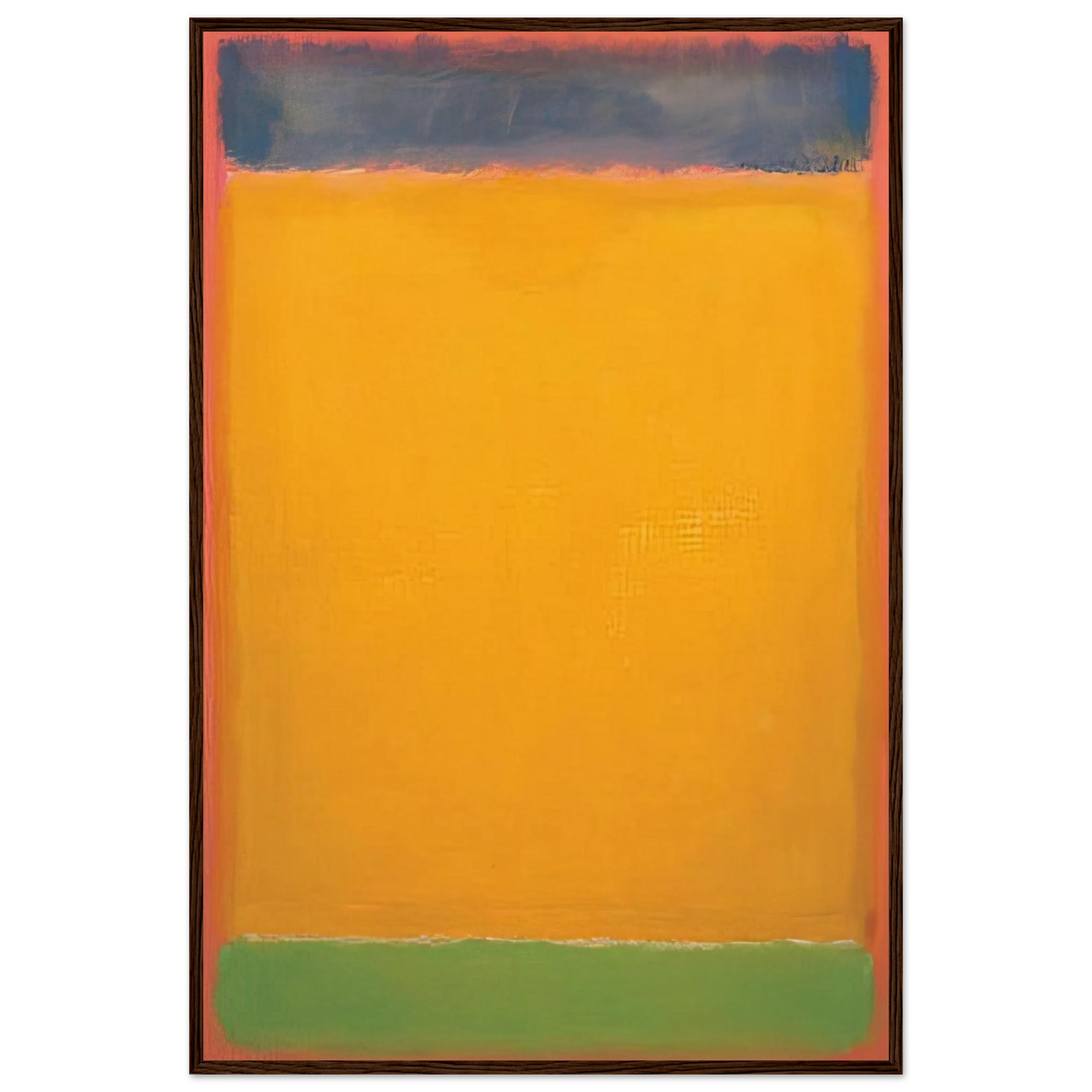 United Blue, Yellow, Green on Red - 1954 Framed Poster | Mark Rothko Framed Prints Wall Art | Rothko Prints