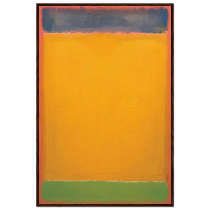 United Blue, Yellow, Green on Red - 1954 Framed Poster | Mark Rothko Framed Prints Wall Art | Rothko Prints
