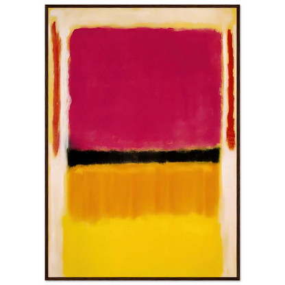 Violet, Black, Orange, Yellow on White and Red - 1949 Framed Poster | Mark Rothko Framed Prints Wall Art | Rothko Prints