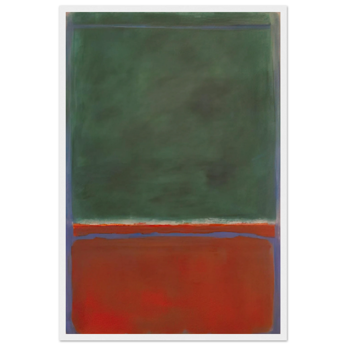 Green and Maroon - 1953 Framed Poster | Mark Rothko Framed Prints Wall Art | Rothko Prints