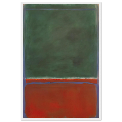 Green and Maroon - 1953 Framed Poster | Mark Rothko Framed Prints Wall Art | Rothko Prints