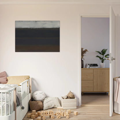 No. 14 Horizontals, White over Darks - 1961 Canvas | Mark Rothko Canvas | Rothko Prints