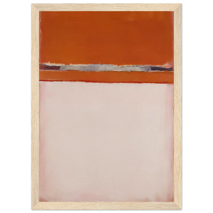 No.18 - 1951 Framed Poster | Mark Rothko Framed Prints Wall Art | Rothko Prints