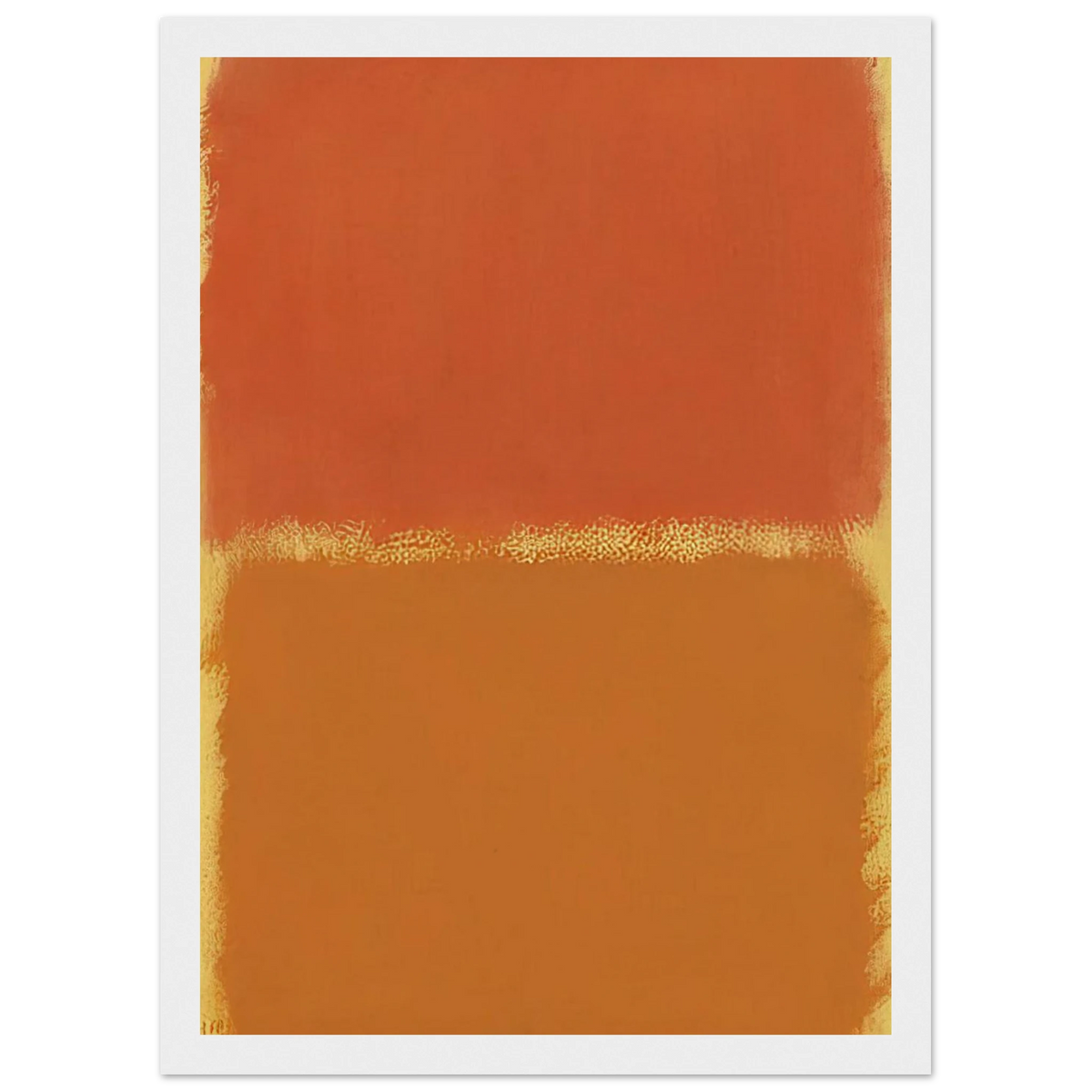 Orange, Red, Orange - 1961 Framed Poster | Mark Rothko Framed Prints Wall Art | Rothko Prints