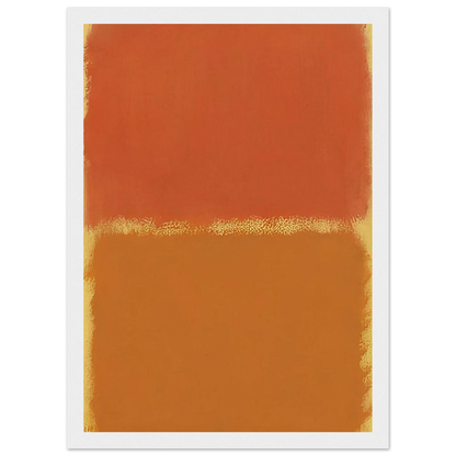 Orange, Red, Orange - 1961 Framed Poster | Mark Rothko Framed Prints Wall Art | Rothko Prints