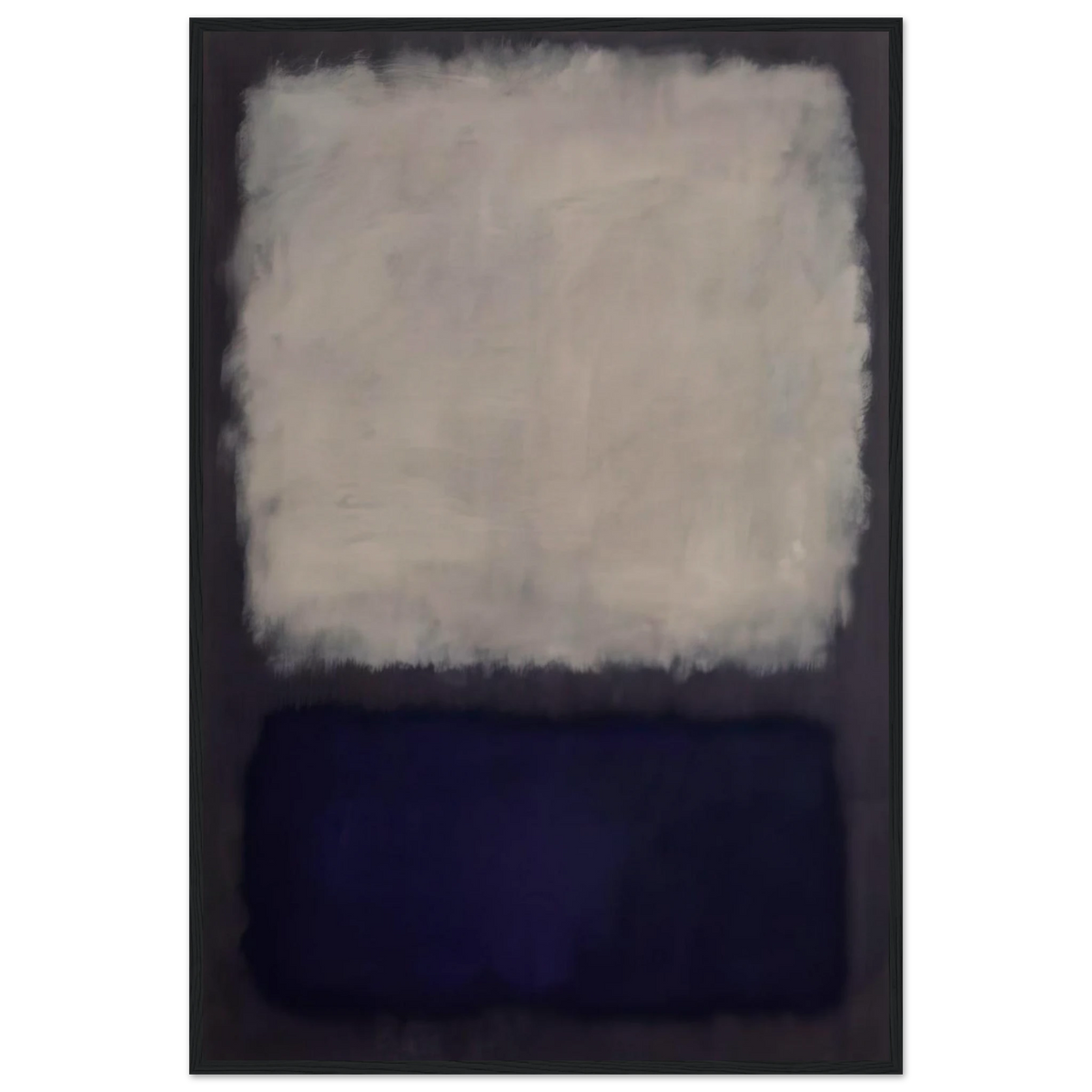 Blue and gray - 1962 Framed Poster | Mark Rothko Framed Prints Wall Art | Rothko Prints