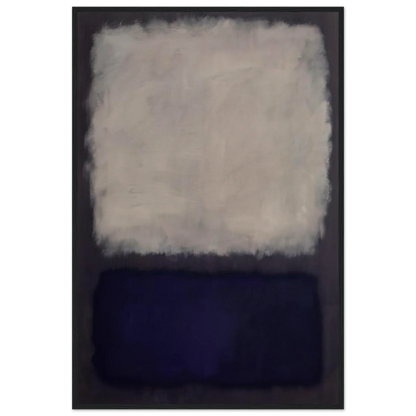 Blue and gray - 1962 Framed Poster | Mark Rothko Framed Prints Wall Art | Rothko Prints