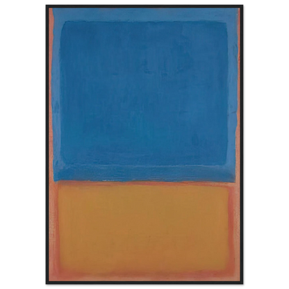 Untitled Red, Blue, Orange - 1955 Framed Poster | Mark Rothko Framed Prints Wall Art | Rothko Prints
