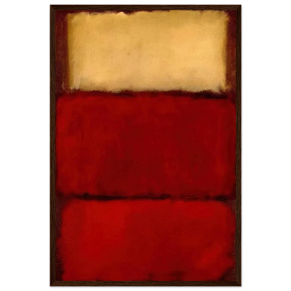 Red - 1964 Framed Poster | Mark Rothko Framed Prints Wall Art | Rothko Prints